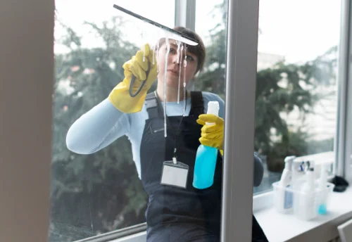 Nettoyage de vitres intérieures et extérieures à la Besseyre-Saint-Mary